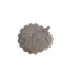Crossings Portrait. Rhodium plated copper. 2015
